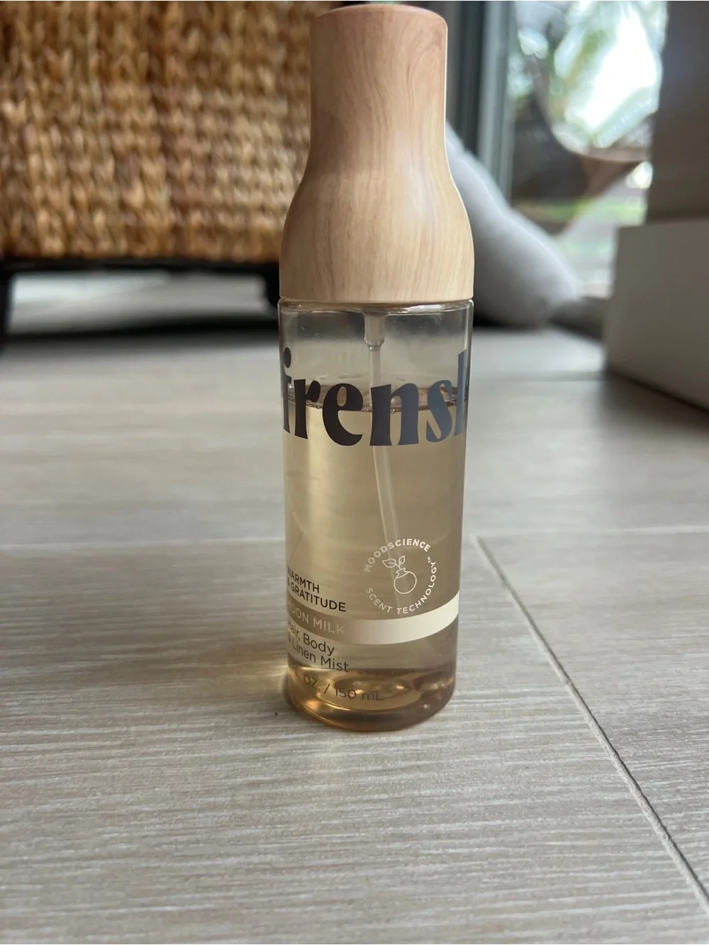 Warmth & Gratitude Moon Milk Hair, Body & Linen Mist — Natural Wood Cap